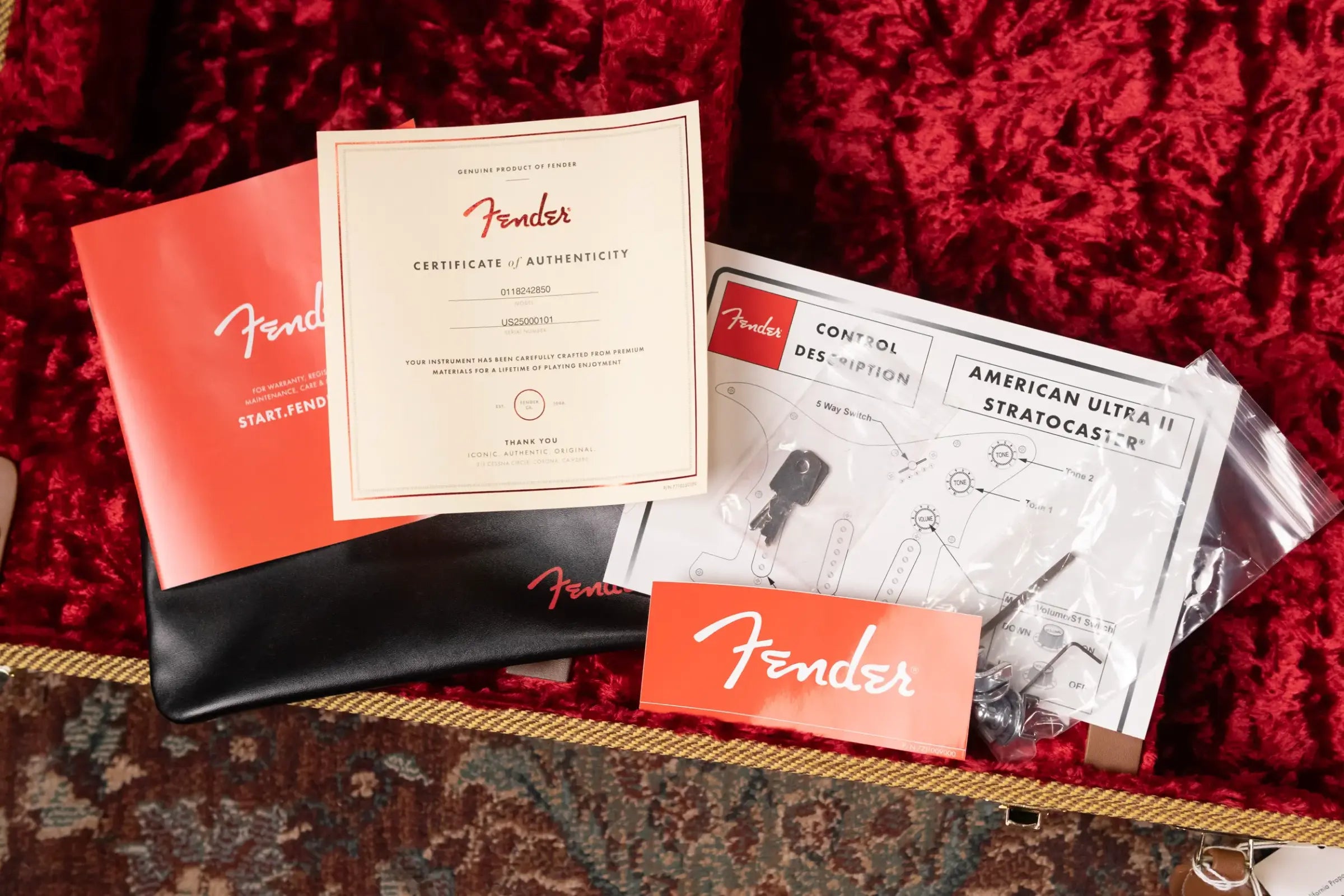 Fender American Ultra Luxe Vintage '50s Telecaster Electric Guitar - Butterscotch Blonde with Deluxe Hardshell Case