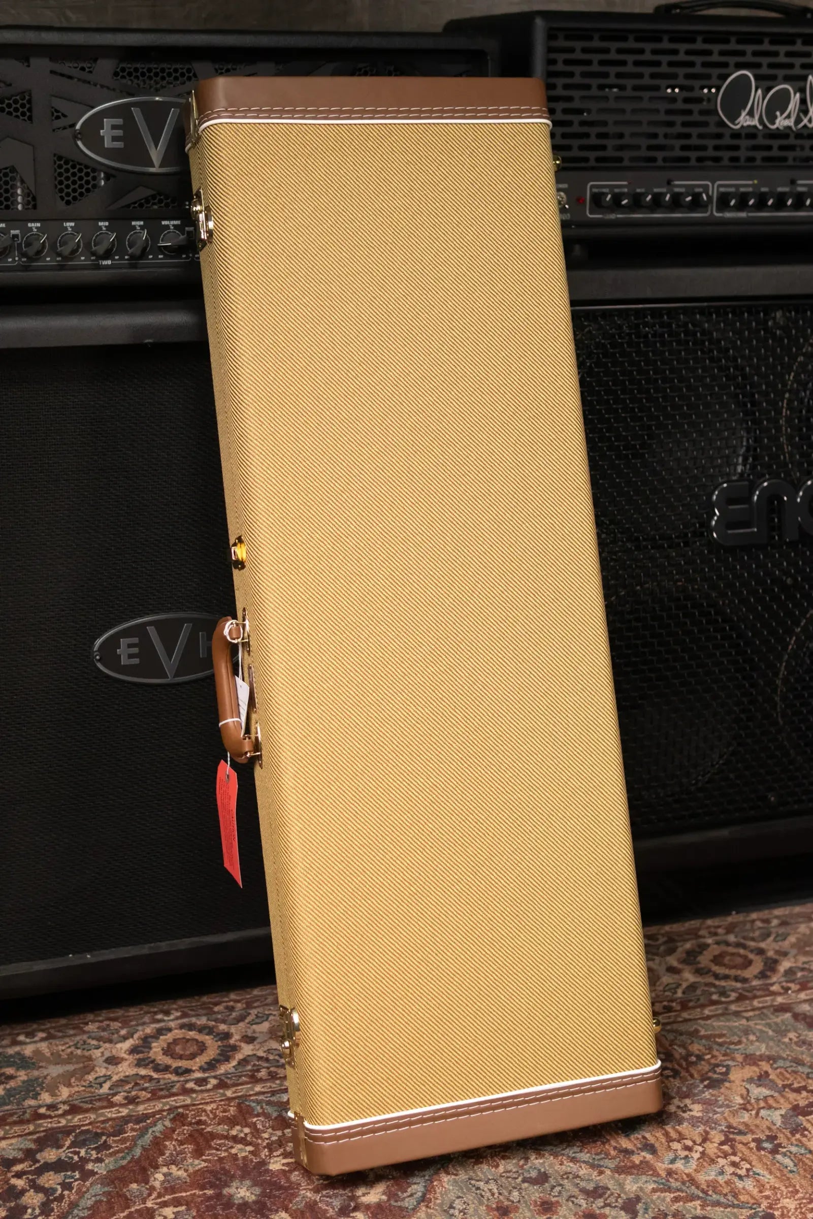 Fender American Ultra Luxe Vintage '50s Telecaster Electric Guitar - Butterscotch Blonde with Deluxe Hardshell Case