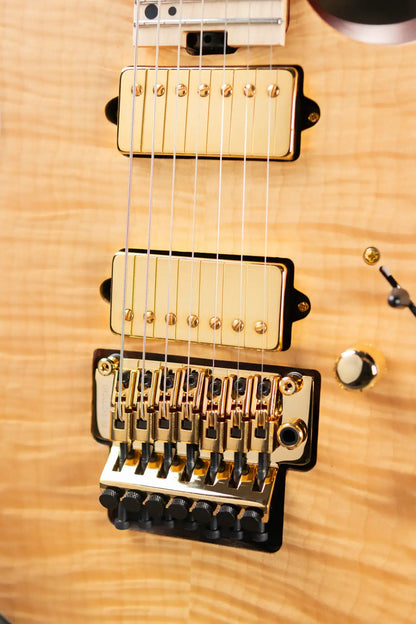 Charvel Angel Vivaldi "Betty" DK24-7 - Natural Flame Maple Top with Gig Bag