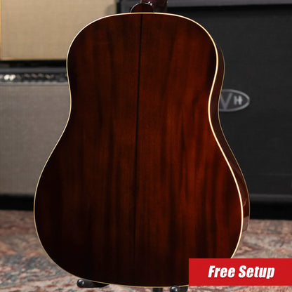 Epiphone 1942 Banner J-45 Reissue Acoustic/Electric Guitar - Vintage Sunburst with Hardshell Case