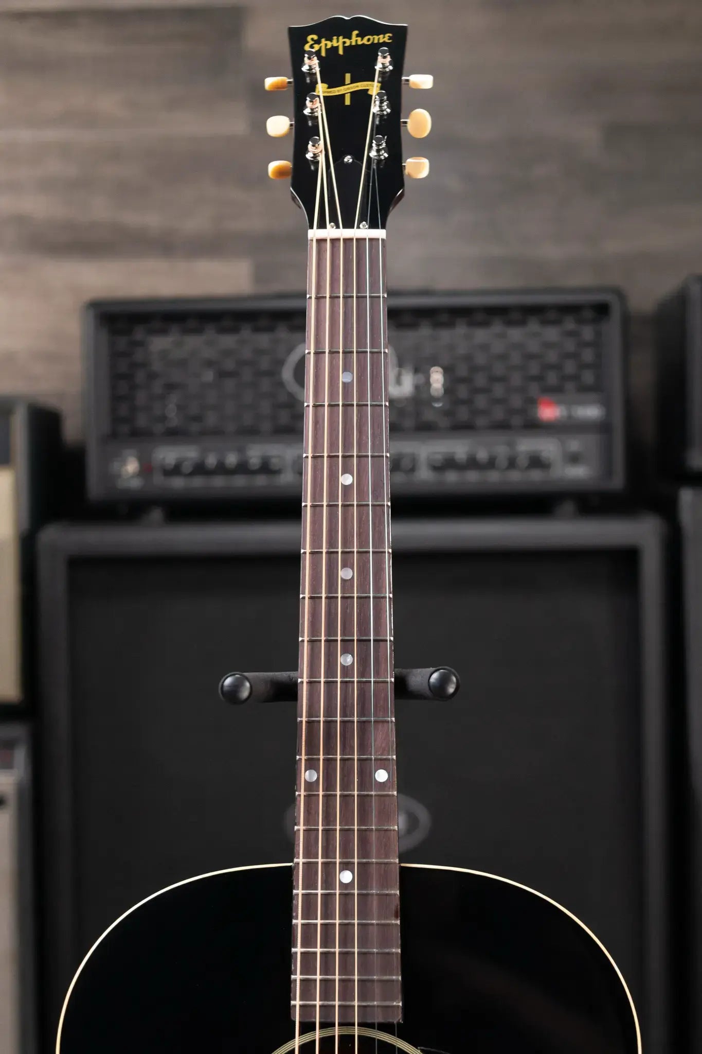 Epiphone 1942 Banner J-45 Reissue Acoustic/Electric Guitar - Vintage Sunburst with Hardshell Case