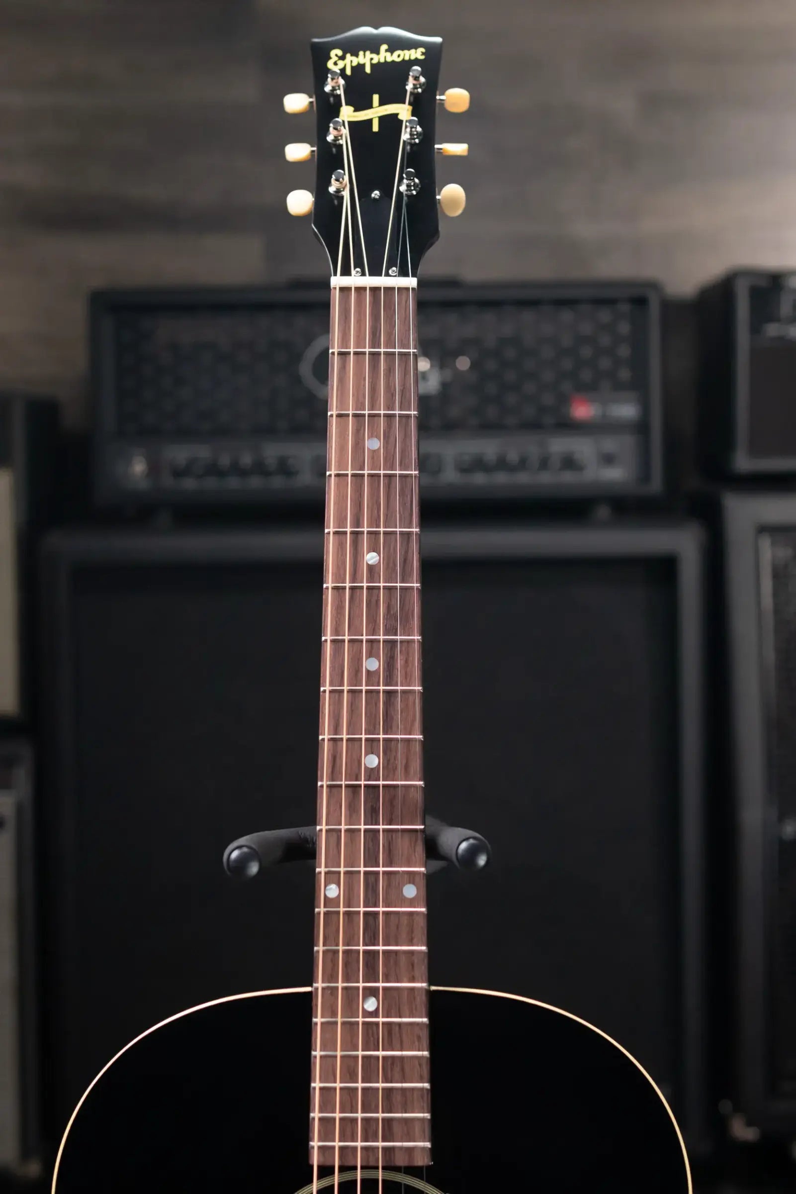 Epiphone 1942 Banner J-45 Reissue Acoustic/Electric Guitar - Vintage Sunburst with Hardshell Case