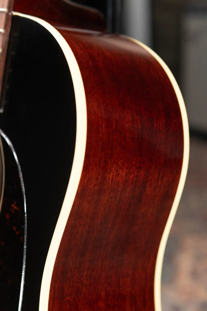 Epiphone 1942 Banner J-45 Reissue Acoustic/Electric Guitar - Vintage Sunburst with Hardshell Case