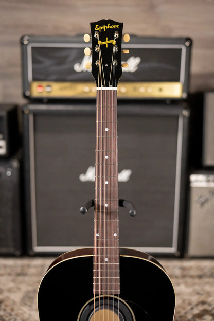 Epiphone 1942 Banner J-45 Reissue Acoustic/Electric Guitar - Vintage Sunburst with Hardshell Case