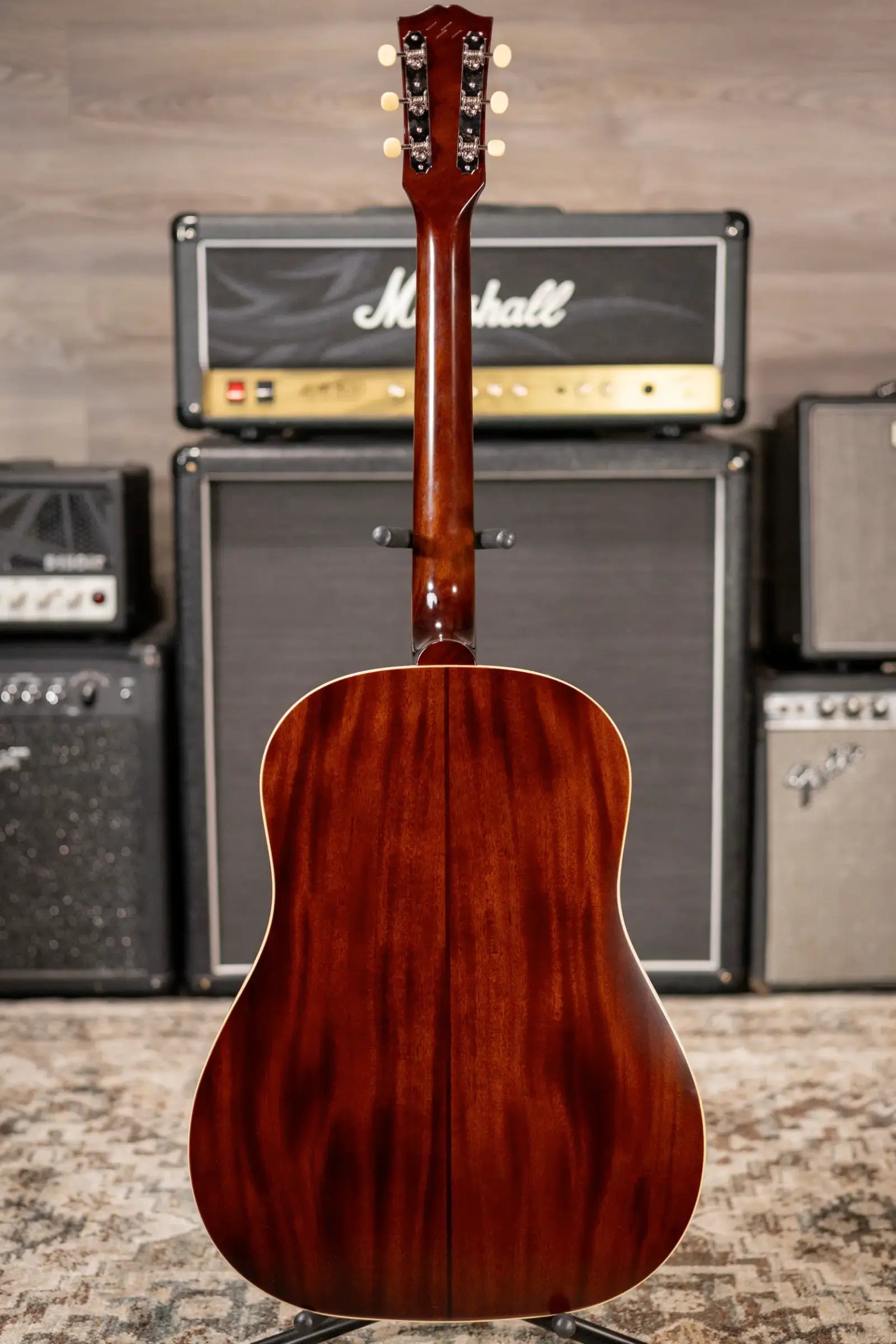 Epiphone 1942 Banner J-45 Reissue Acoustic/Electric Guitar - Vintage Sunburst with Hardshell Case