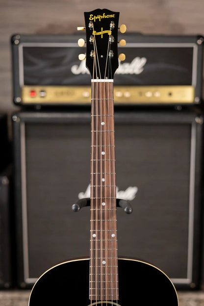 Epiphone 1942 Banner J-45 Reissue Acoustic-Electric Guitar - Vintage Sunburst with Hardshell Case