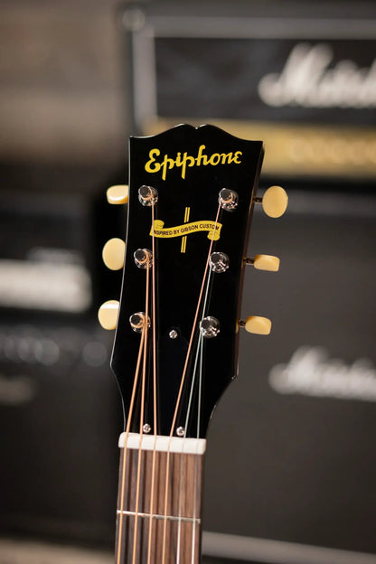 Epiphone 1942 Banner J-45 Reissue Acoustic-Electric Guitar - Vintage Sunburst with Hardshell Case