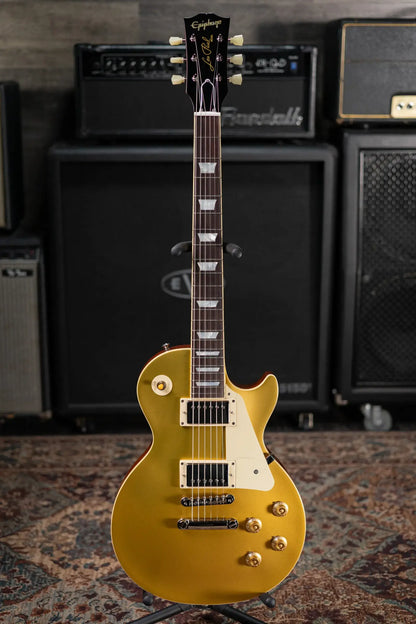 Epiphone 1957 Les Paul Goldtop Reissue Electric Guitar - Double Gold with Hardshell Case