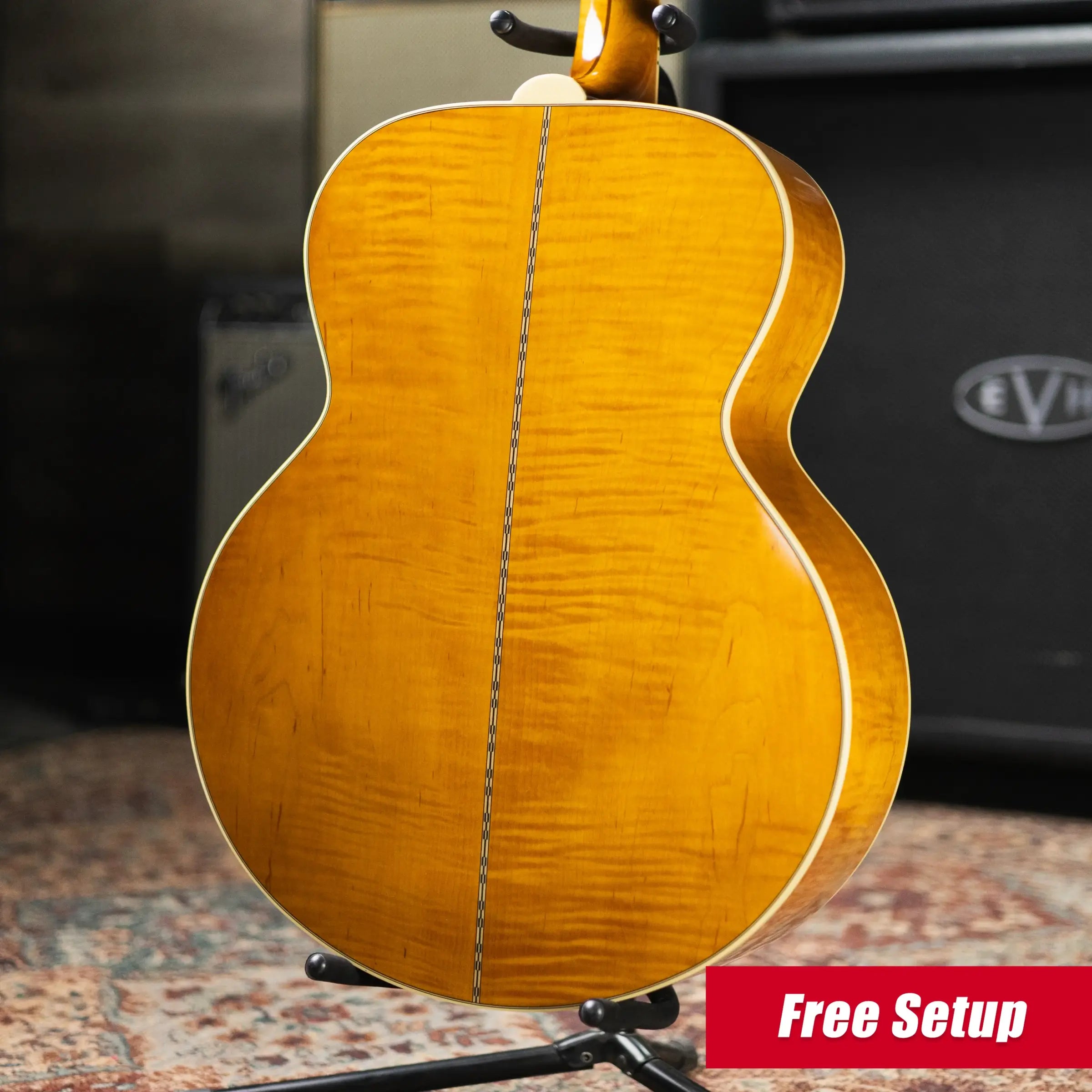 Epiphone 1957 SJ-200 Reissue Acoustic/Electric Guitar - Antique Natural with Hardshell Case