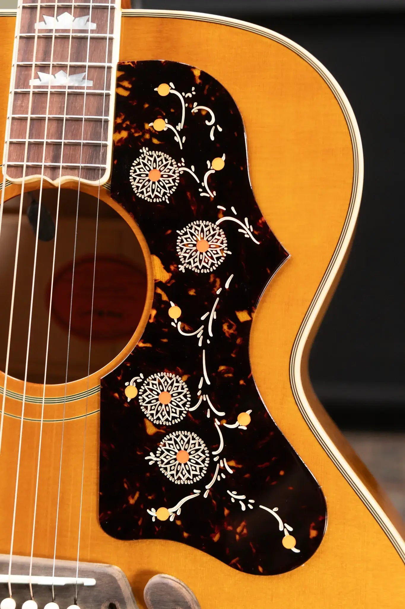 Epiphone 1957 SJ-200 Reissue Acoustic/Electric Guitar - Antique Natural with Hardshell Case