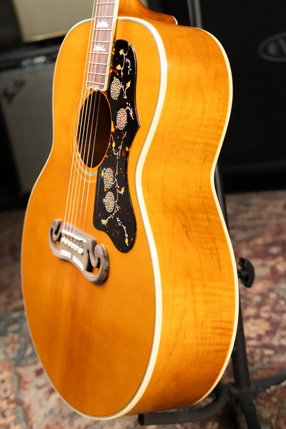 Epiphone 1957 SJ-200 Reissue Acoustic/Electric Guitar - Antique Natural with Hardshell Case