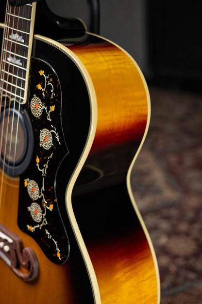 Epiphone 1957 SJ-200 Reissue Acoustic/Electric Guitar - Vintage Sunburst with Hardshell Case