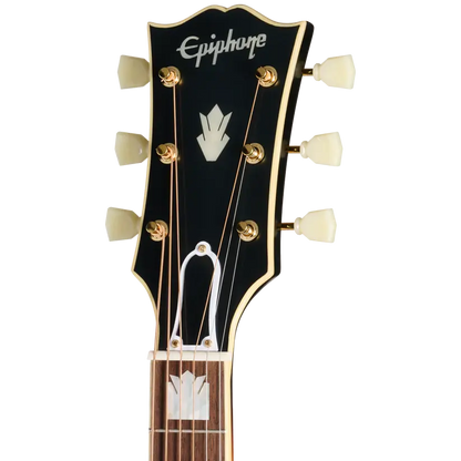 Epiphone 1957 SJ-200 Reissue Jumbo Acoustic/Electric Guitar - Vintage Sunburst with Hardshell Case