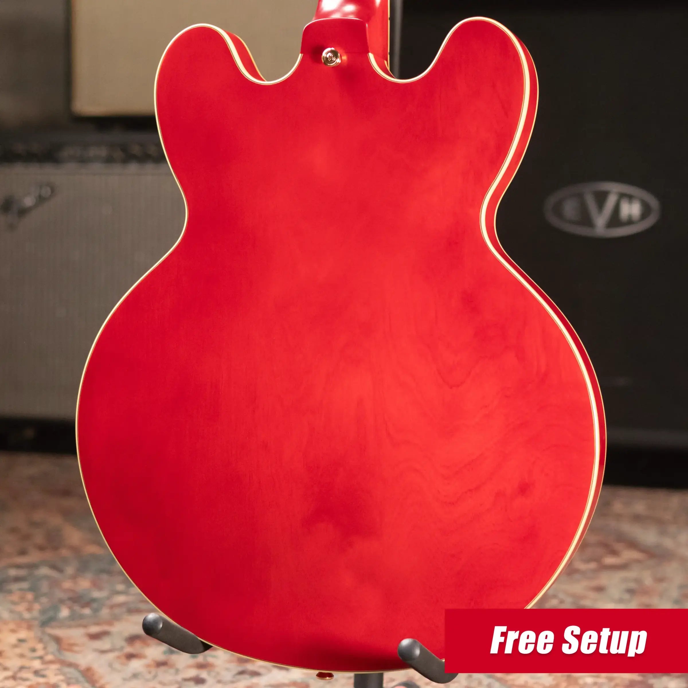 Epiphone 1959 ES-355 Semi-Hollow Electric Guitar - Cherry Red with Hardshell Case