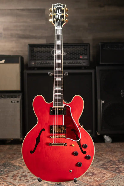 Epiphone 1959 ES-355 Semi-Hollow Electric Guitar - Cherry Red with Hardshell Case