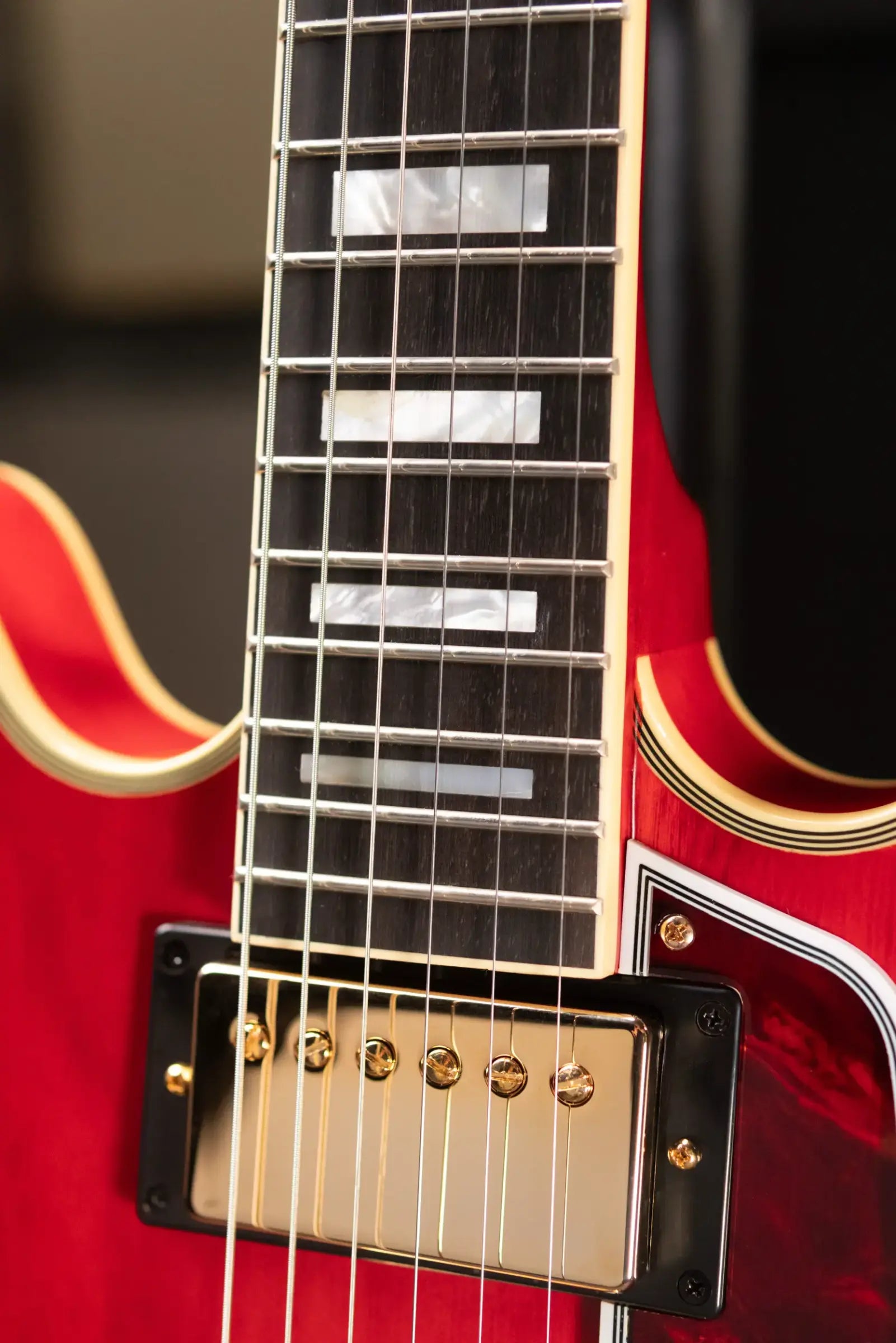 Epiphone 1959 ES-355 Semi-Hollow Electric Guitar - Cherry Red with Hardshell Case