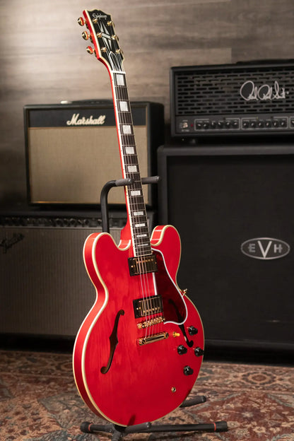 Epiphone 1959 ES-355 Semi-Hollow Electric Guitar - Cherry Red with Hardshell Case