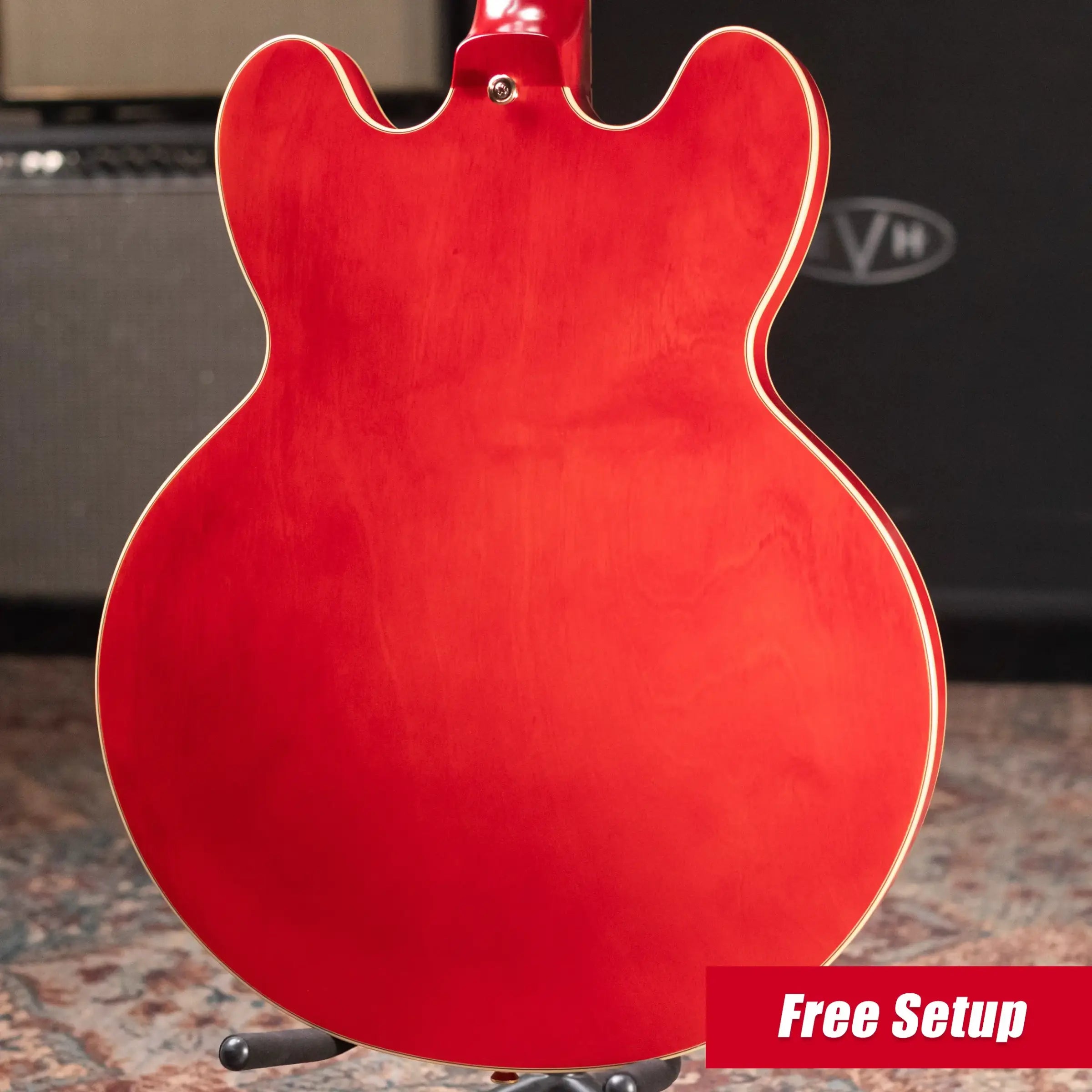 Epiphone 1959 ES-355 Semi-Hollow Electric Guitar - Cherry Red with Hardshell Case