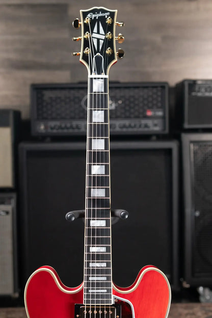 Epiphone 1959 ES-355 Semi-Hollow Electric Guitar - Cherry Red with Hardshell Case