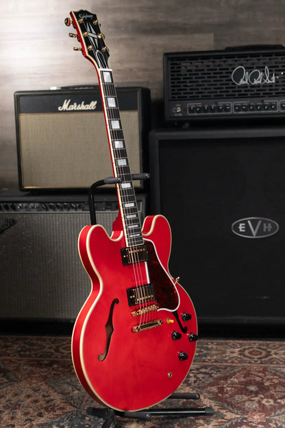 Epiphone 1959 ES-355 Semi-Hollow Electric Guitar - Cherry Red with Hardshell Case