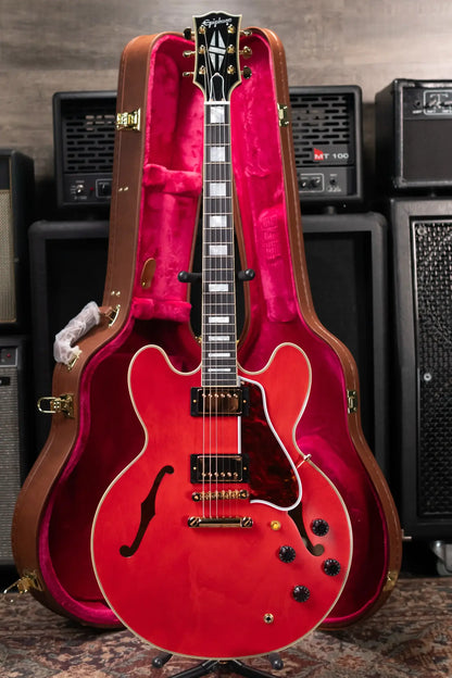 Epiphone 1959 ES-355 Semi-Hollow Electric Guitar - Cherry Red with Hardshell Case