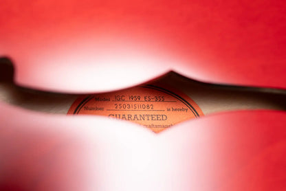 Epiphone 1959 ES-355 Semi-Hollow Electric Guitar - Cherry Red with Hardshell Case