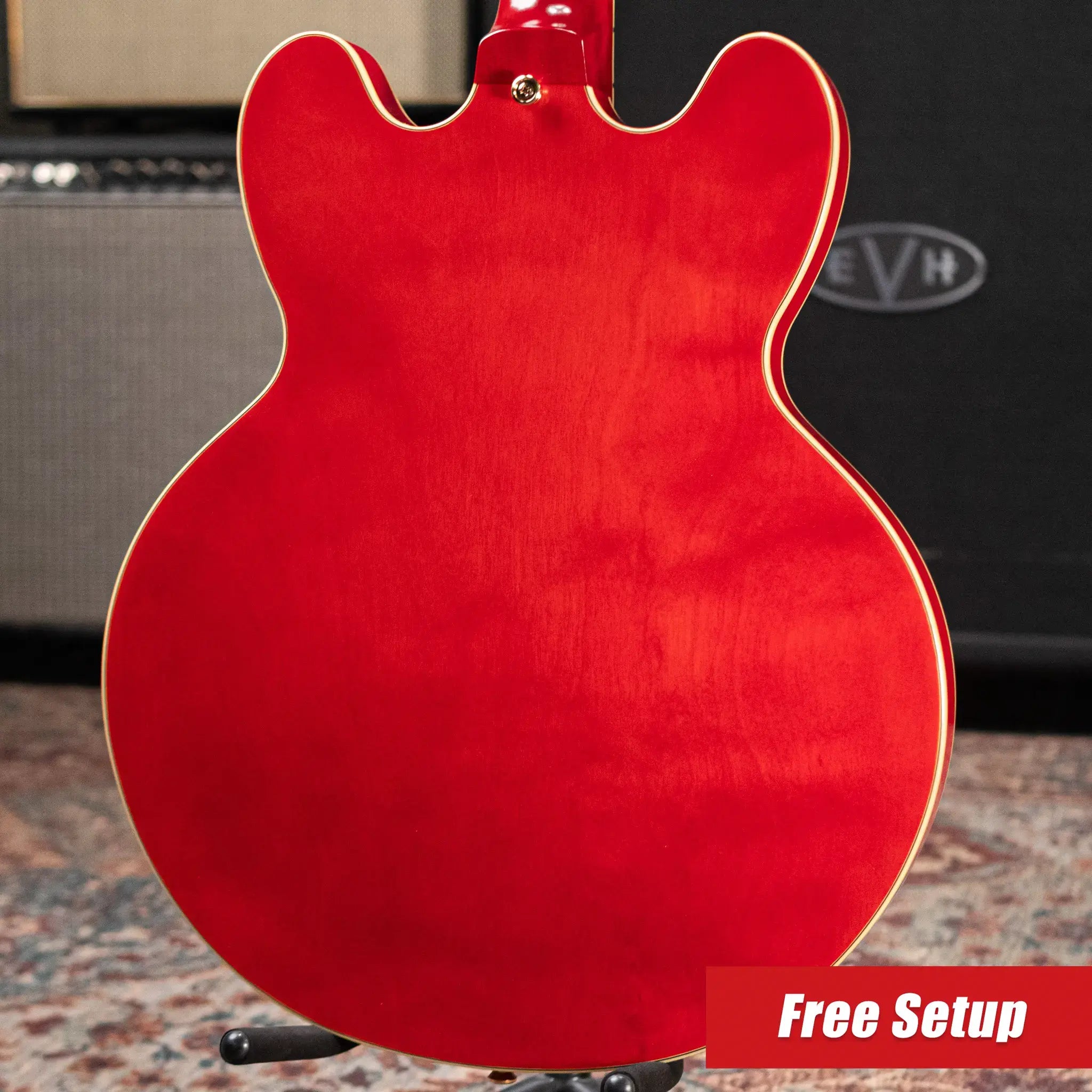 Epiphone 1959 ES-355 Semi-Hollow Electric Guitar - Cherry Red with Hardshell Case