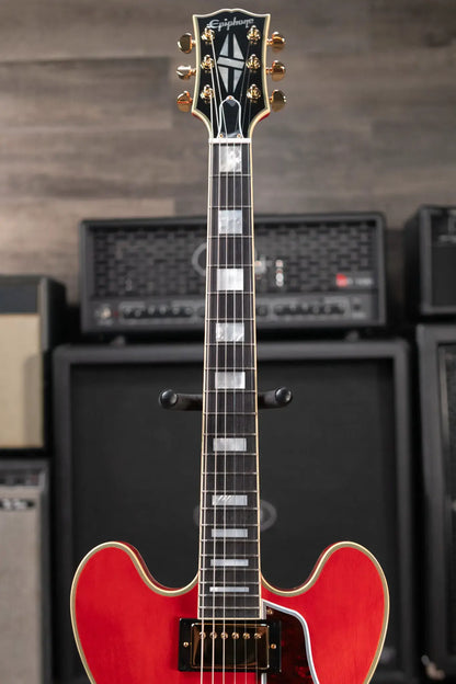 Epiphone 1959 ES-355 Semi-Hollow Electric Guitar - Cherry Red with Hardshell Case