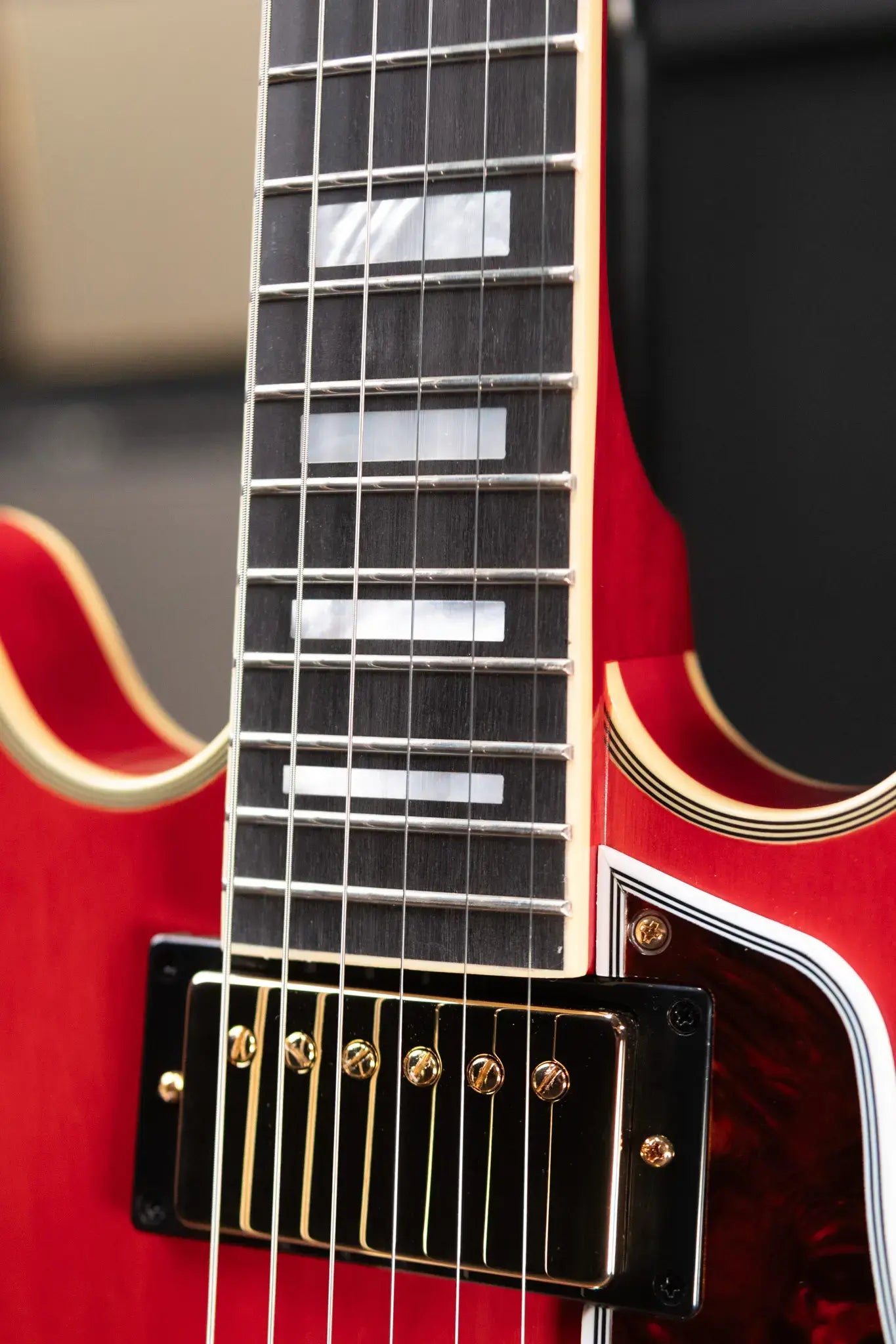 Epiphone 1959 ES-355 Semi-Hollow Electric Guitar - Cherry Red with Hardshell Case