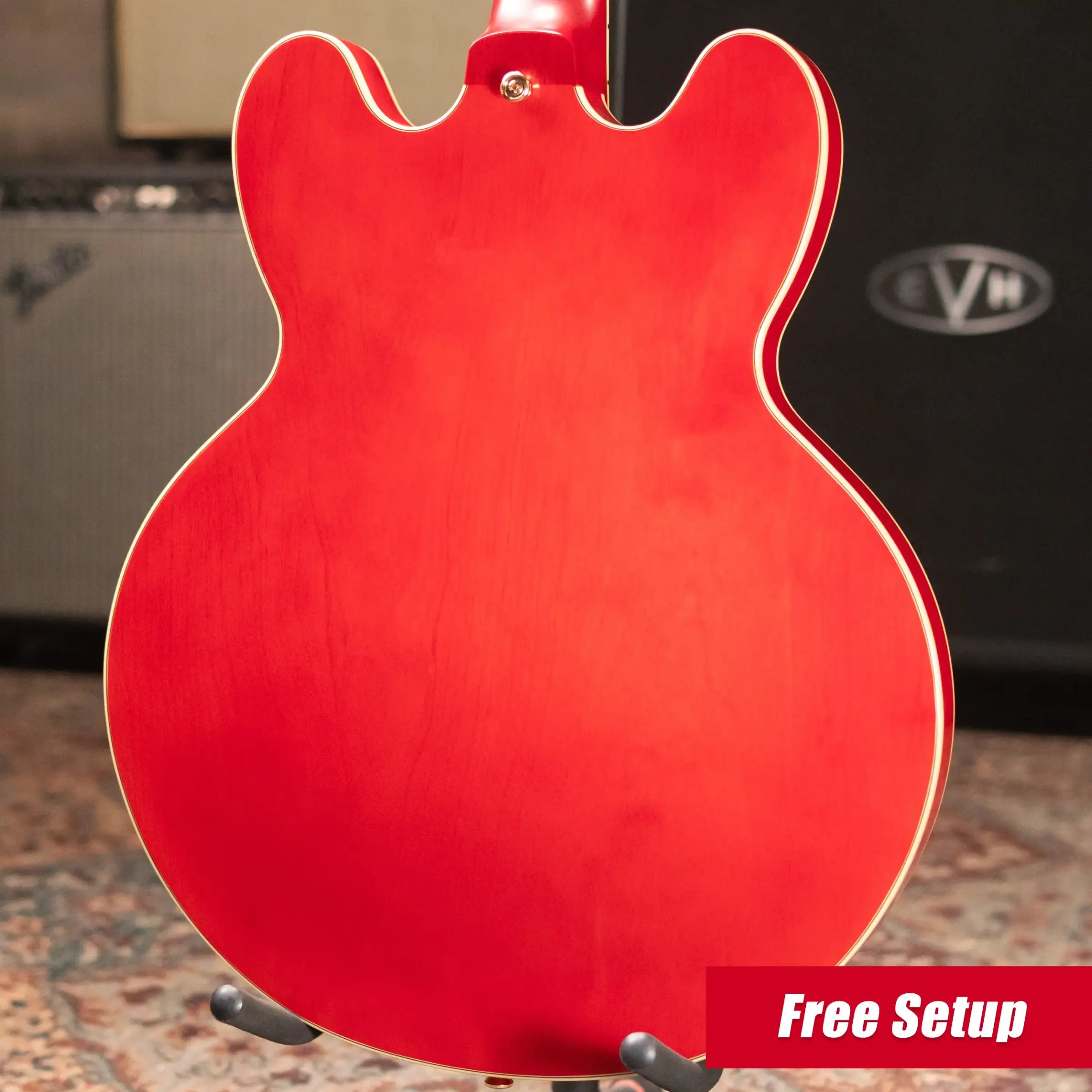 Epiphone 1959 ES-355 Semi-Hollow Electric Guitar - Cherry Red with Hardshell Case - Floor Model Demo
