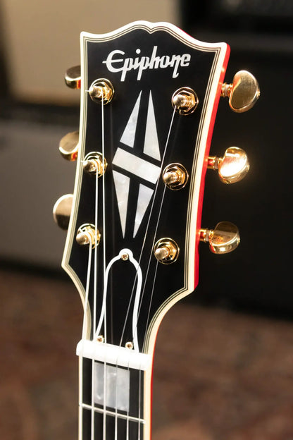 Epiphone 1959 ES-355 Semi-Hollow Electric Guitar - Cherry Red with Hardshell Case - Floor Model Demo