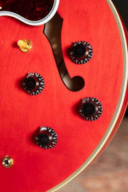 Epiphone 1959 ES-355 Semi-Hollow Electric Guitar - Cherry Red with Hardshell Case - Floor Model Demo