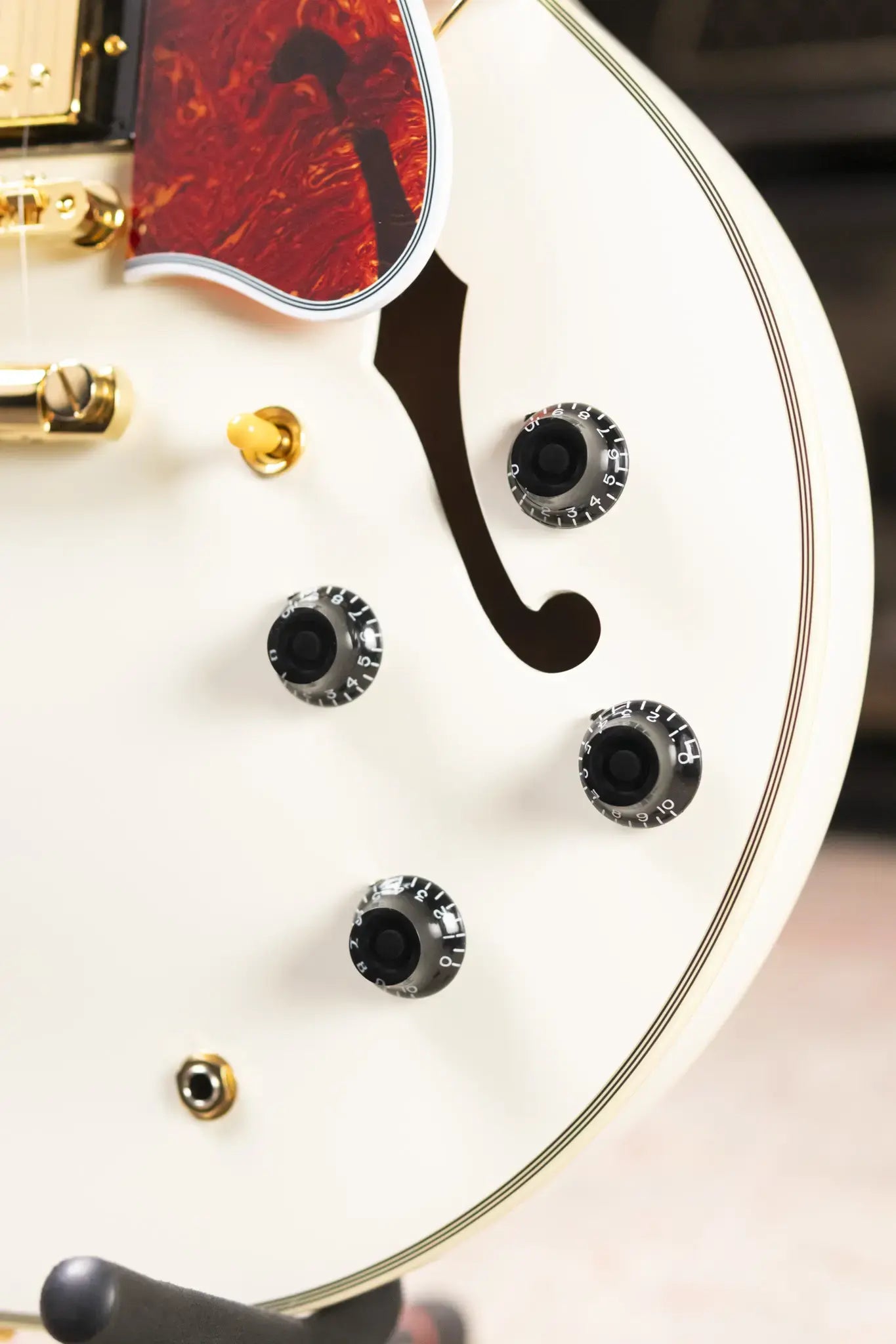 Epiphone 1959 ES-355 Semi-Hollow Electric Guitar - Classic White with Hardshell Case