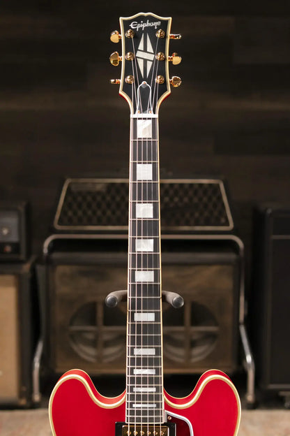 Epiphone 1959 ES-355 Semi-Hollow Electric Guitar - Cherry Red with Hardshell Case