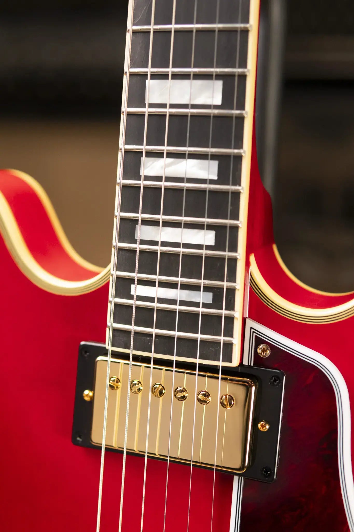 Epiphone 1959 ES-355 Semi-Hollow Electric Guitar - Cherry Red with Hardshell Case