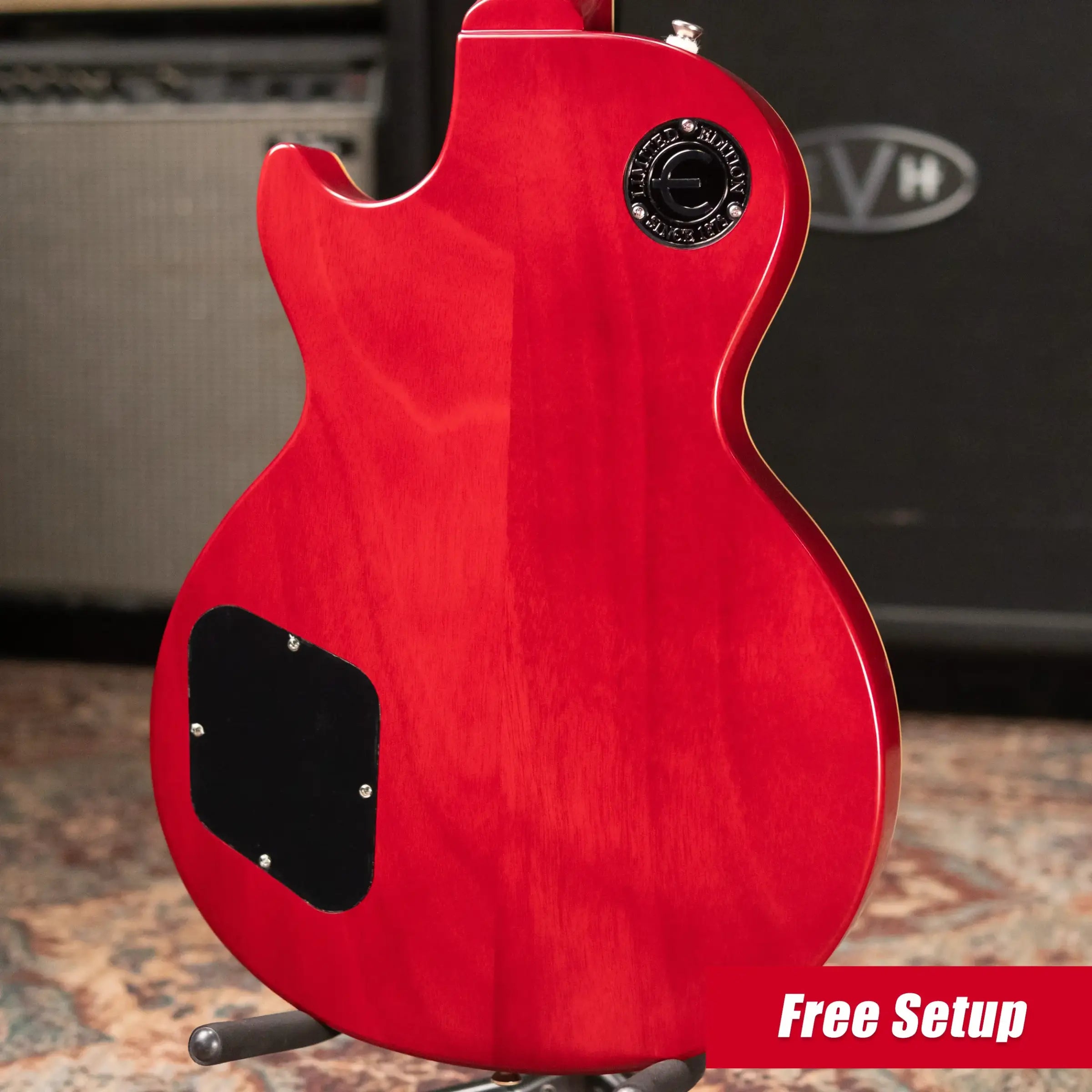 Epiphone 1959 Les Paul Standard Electric Guitar - Aged Dark Cherry Burst with Hardshell Case
