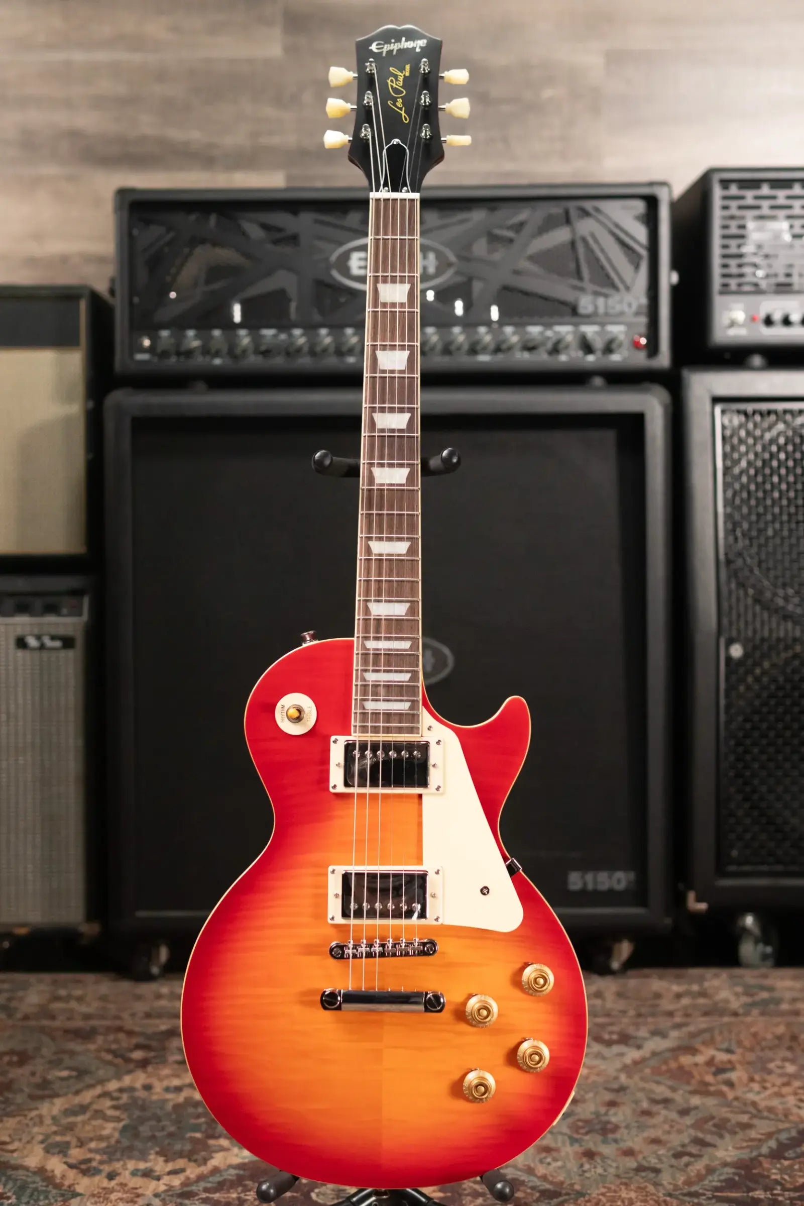 Epiphone 1959 Les Paul Standard Electric Guitar - Aged Dark Cherry Burst with Hardshell Case