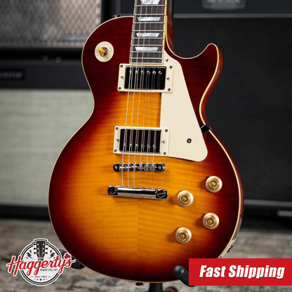 Epiphone 1959 Les Paul Standard Reissue Electric Guitar - Deep Cherry Sunburst with Hardshell Case
