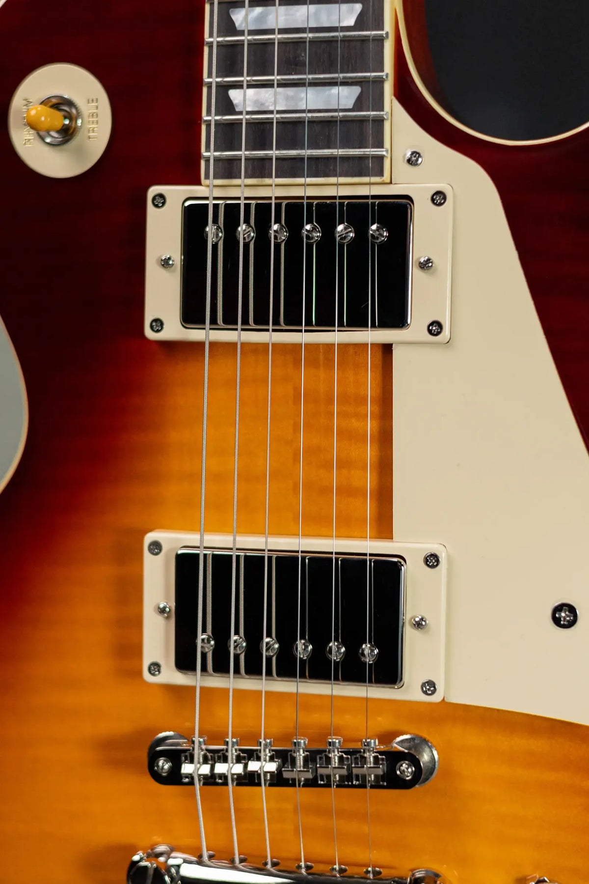 Epiphone 1959 Les Paul Standard Reissue Electric Guitar - Deep Cherry Sunburst with Hardshell Case