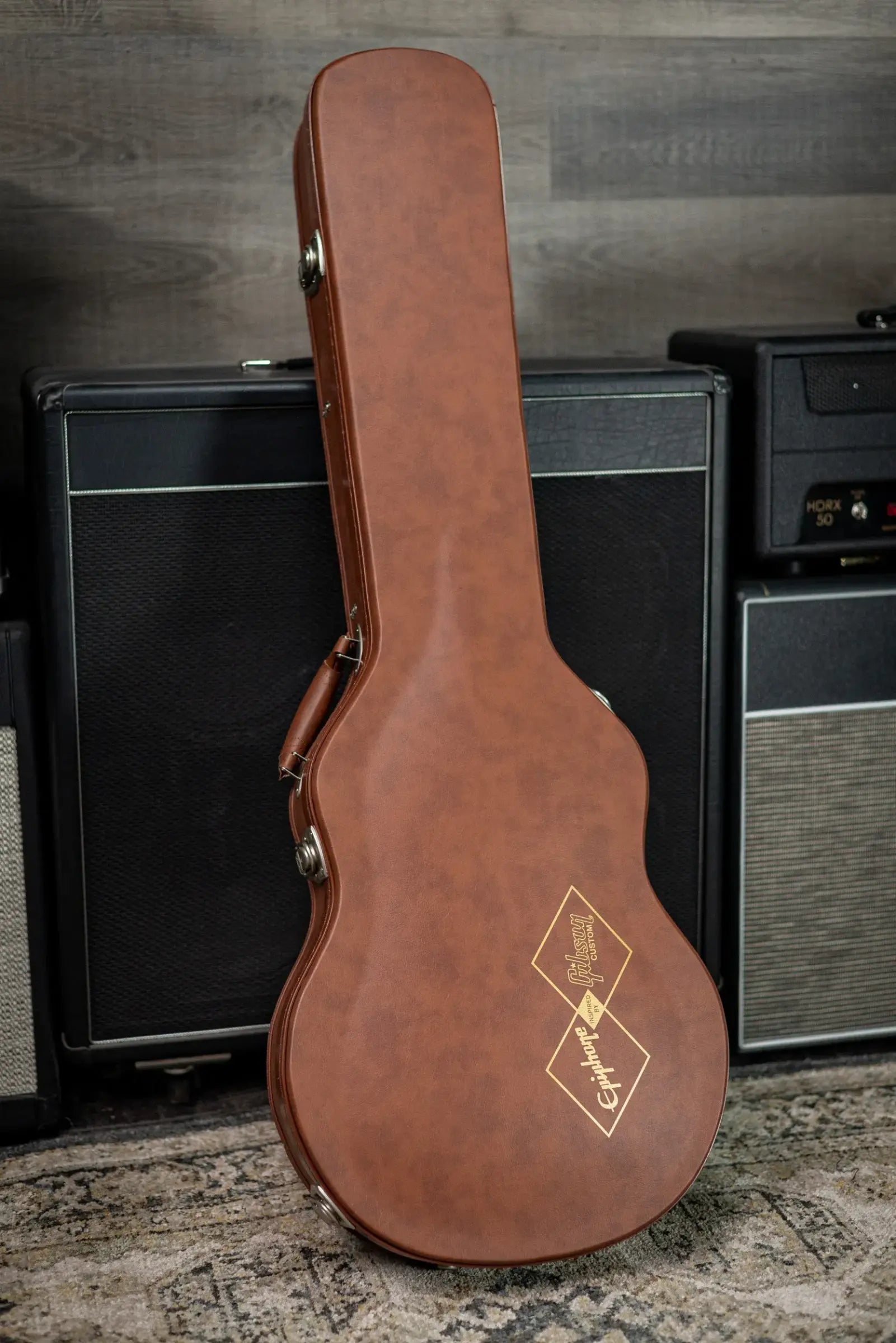 Epiphone 1959 Les Paul Standard Reissue Electric Guitar - Deep Cherry Sunburst with Hardshell Case