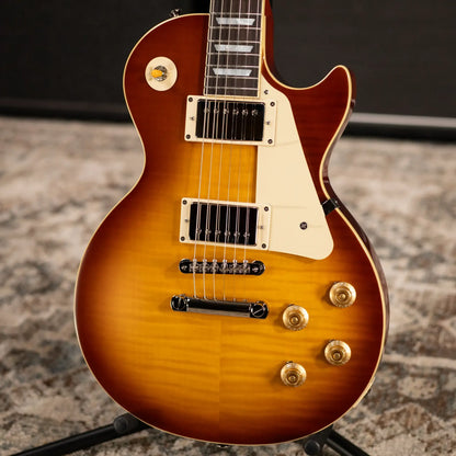 Epiphone 1959 Les Paul Standard Reissue Electric Guitar - Golden Poppy Burst with Hardshell Case