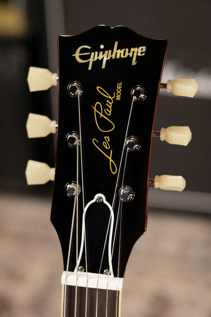 Epiphone 1959 Les Paul Standard Reissue Electric Guitar - Golden Poppy Burst with Hardshell Case