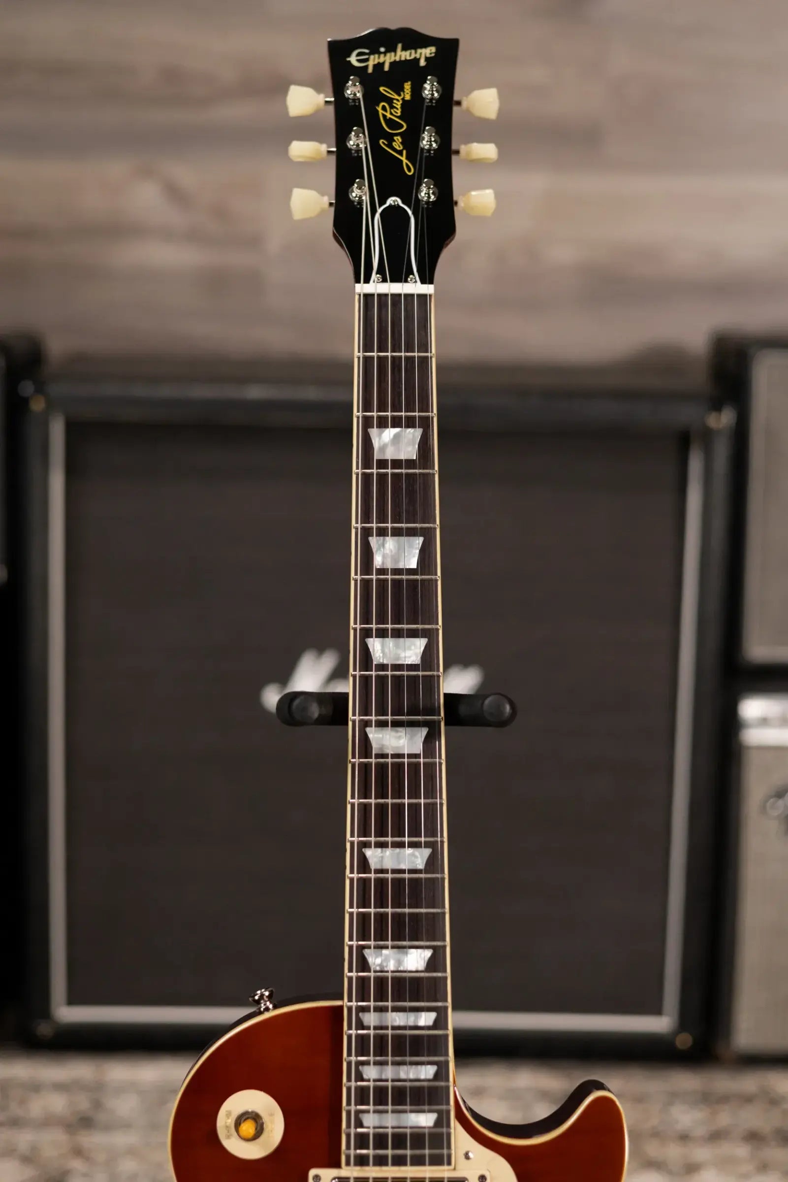 Epiphone 1959 Les Paul Standard Reissue Electric Guitar - Golden Poppy Burst with Hardshell Case