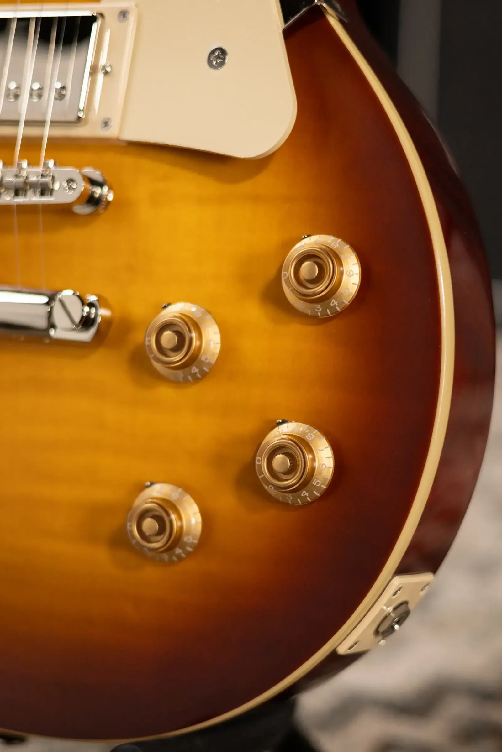 Epiphone 1959 Les Paul Standard Reissue Electric Guitar - Golden Poppy Burst with Hardshell Case