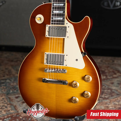 Epiphone 1959 Les Paul Standard Reissue Electric Guitar - Golden Poppy Burst with Hardshell Case