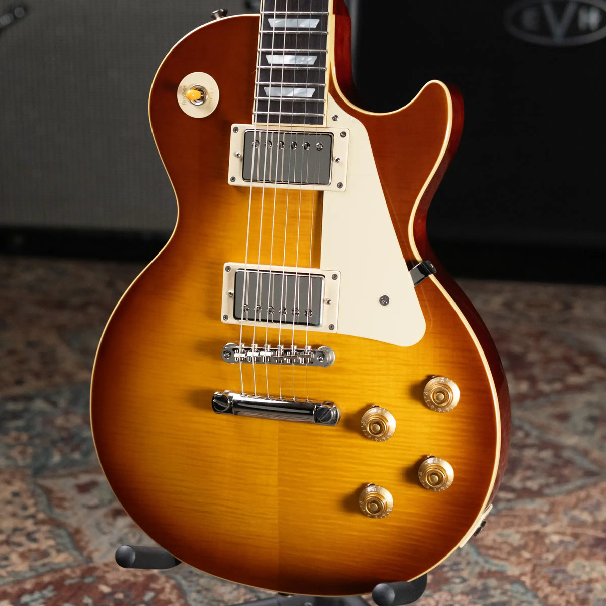 Epiphone 1959 Les Paul Standard Reissue Electric Guitar - Golden Poppy Burst with Hardshell Case