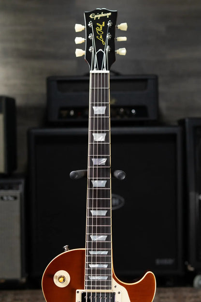 Epiphone 1959 Les Paul Standard Reissue Electric Guitar - Golden Poppy Burst with Hardshell Case