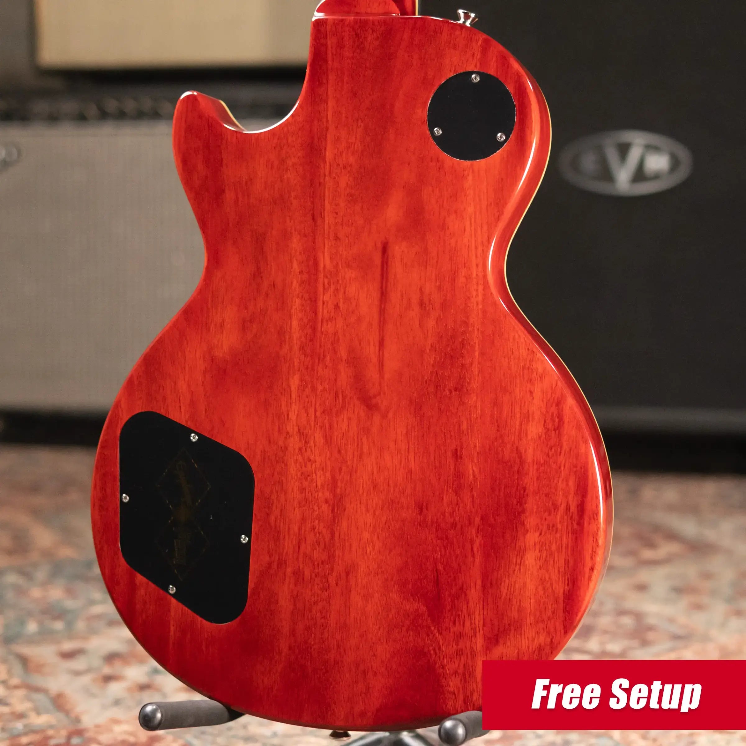 Epiphone 1959 Les Paul Standard Reissue Electric Guitar - Washed Bourbon Burst with Hardshell Case