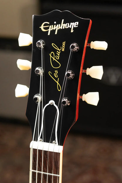 Epiphone 1959 Les Paul Standard Reissue Electric Guitar - Washed Bourbon Burst with Hardshell Case