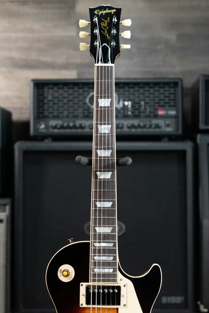 Epiphone 1959 Les Paul Standard Reissue Electric Guitar - Washed Bourbon Burst with Hardshell Case